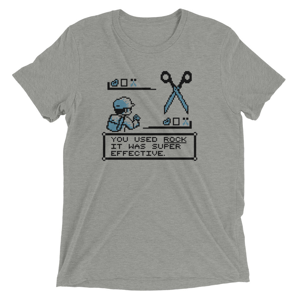 Rock Paper Scissors Battle Men's Tri-Blend Tee