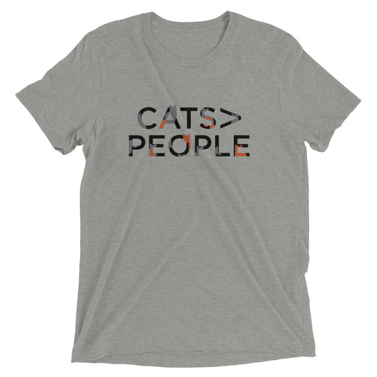 Cats>People Men's Tri-Blend Tee