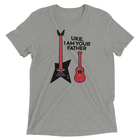 Uke, I Am Your Father Men's Tri-Blend Tee