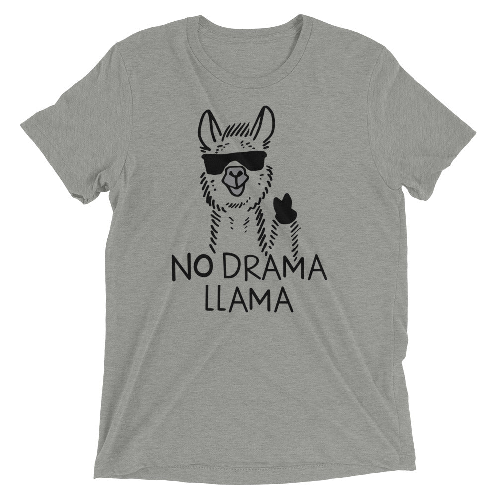 No Drama Llama Men's Tri-Blend Tee