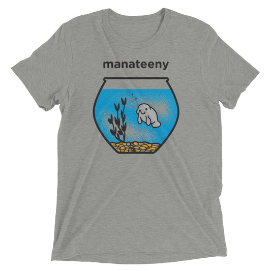 Manateeny Men's Tri-Blend Tee