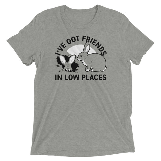 I've Got Friends In Low Places Men's Tri-Blend Tee