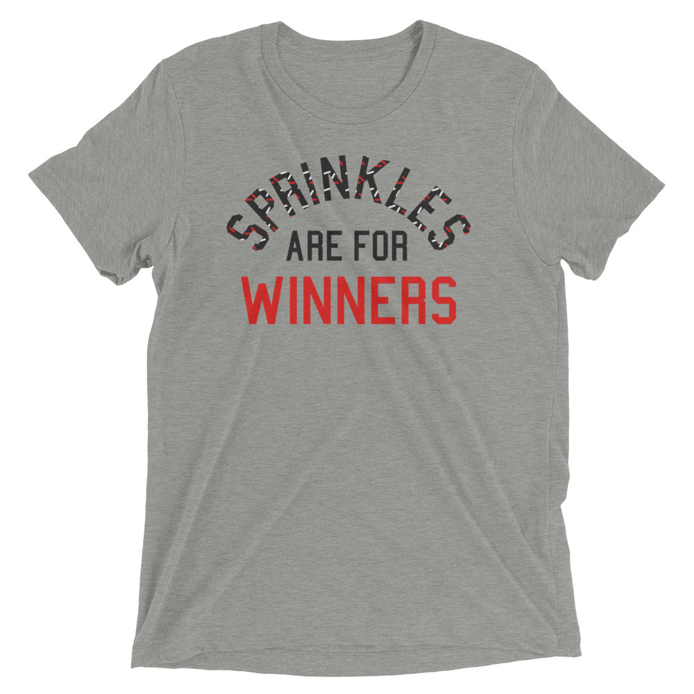 Sprinkles Are For Winners Men's Tri-Blend Tee