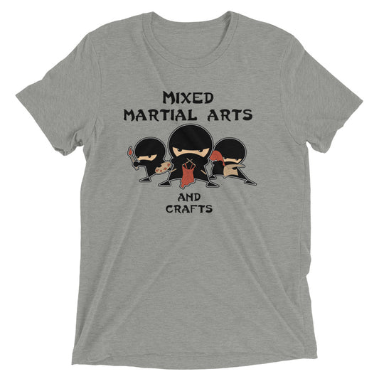 Mixed Martial Arts and Crafts Men's Tri-Blend Tee