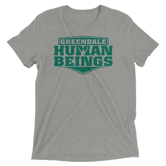 Greendale Human Beings Men's Tri-Blend Tee