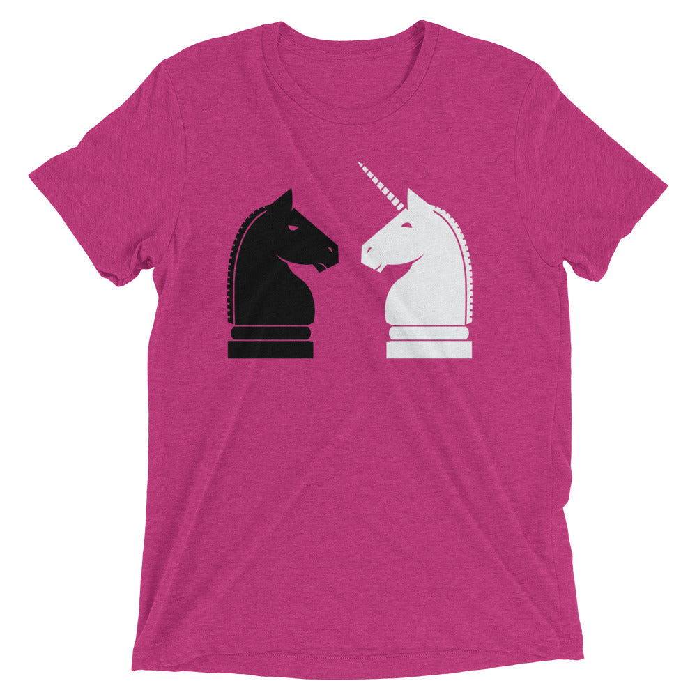 Chess Unicorn Men's Tri-Blend Tee