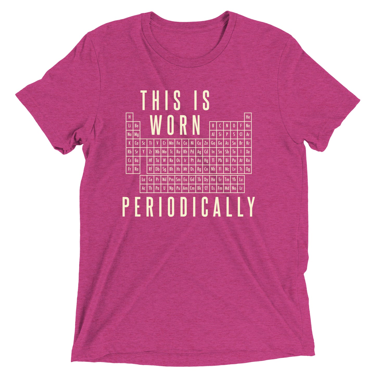 This Is Worn Periodically Men's Tri-Blend Tee