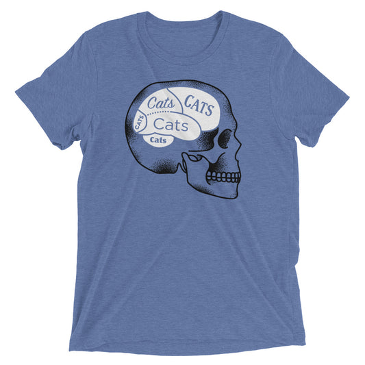 Cats On The Brain Men's Tri-Blend Tee