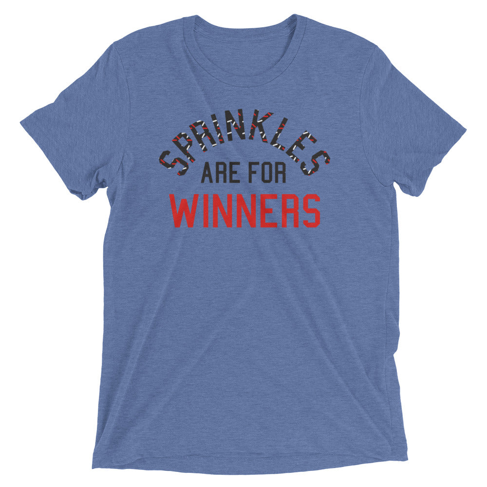 Sprinkles Are For Winners Men's Tri-Blend Tee