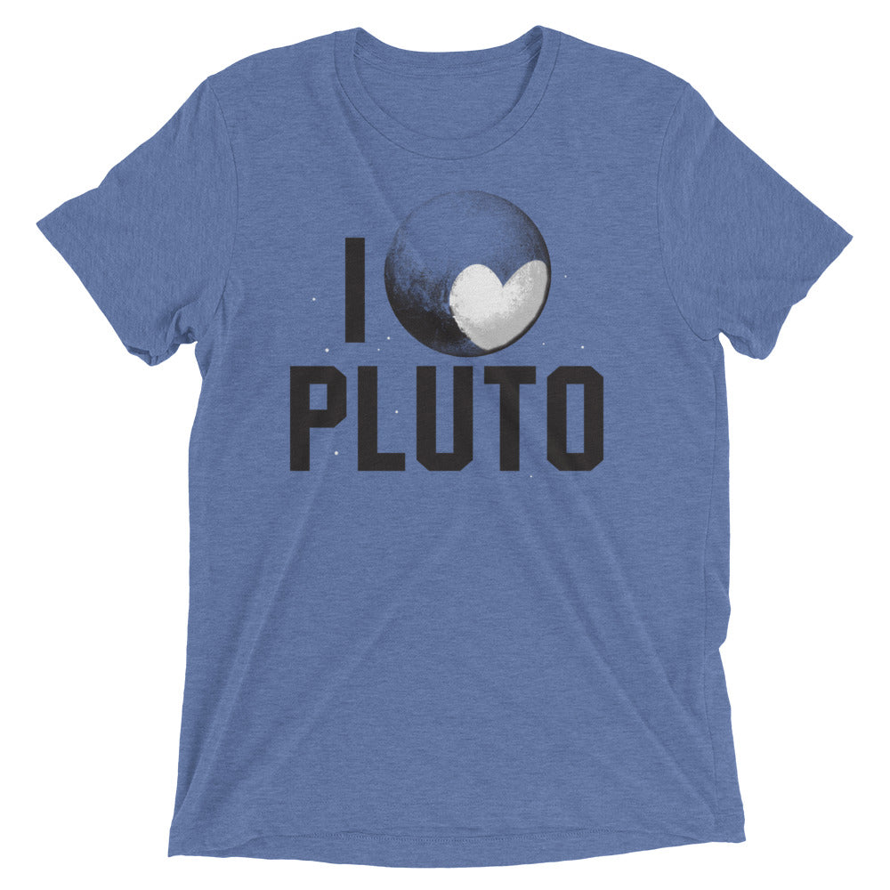 I Heart Pluto Men's Tri-Blend Tee