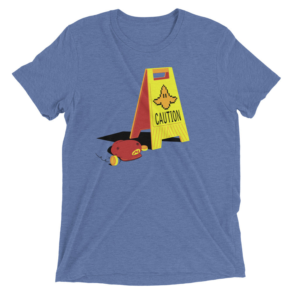 Caution Banana Men's Tri-Blend Tee