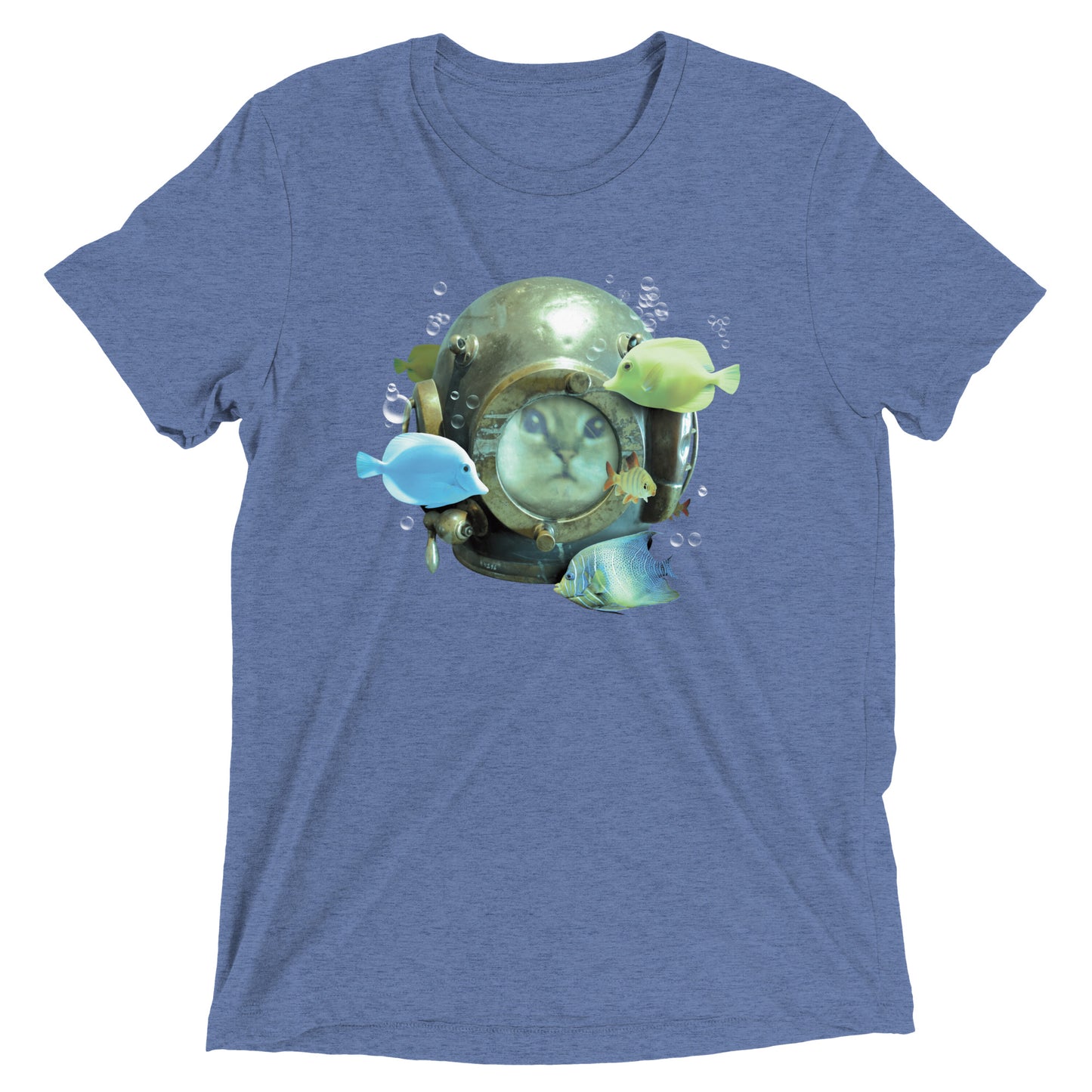 20,000 Purrrs Under The Sea Men's Tri-Blend Tee