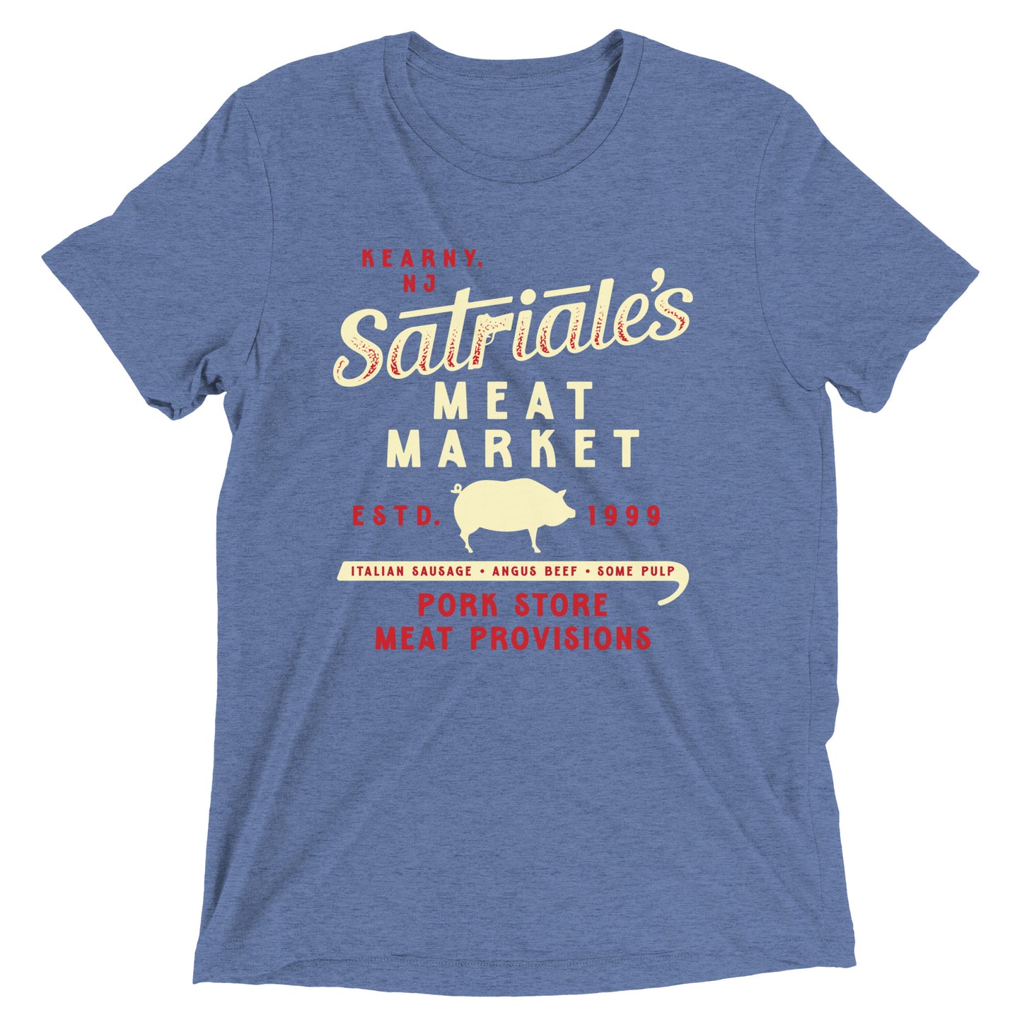 Satriale's Meat Market Men's Tri-Blend Tee