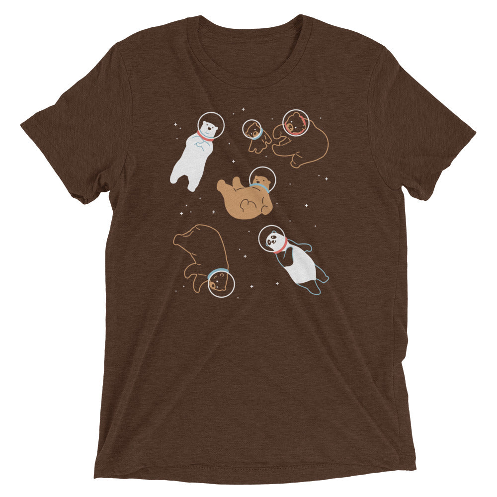 Bears In Space Men's Tri-Blend Tee