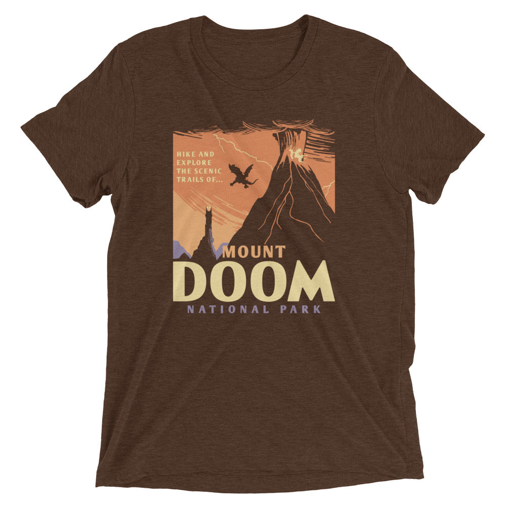 Mount Doom National Park Men's Tri-Blend Tee