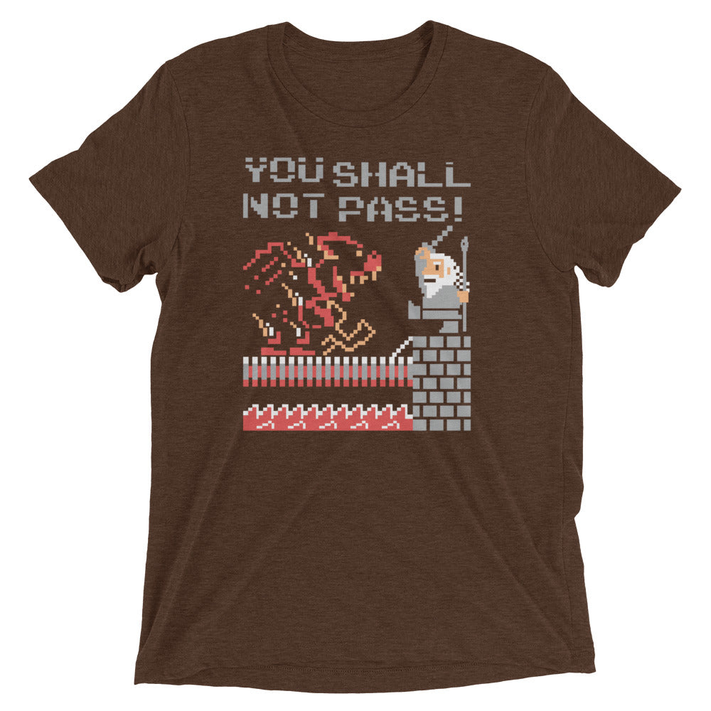 You Shall Not Pass! Men's Tri-Blend Tee