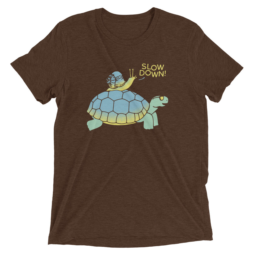 Slow Down! Men's Tri-Blend Tee