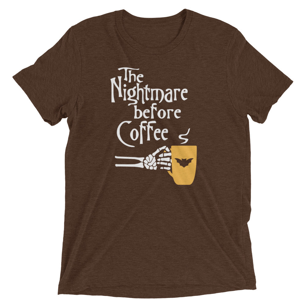 The Nightmare Before Coffee Men's Tri-Blend Tee