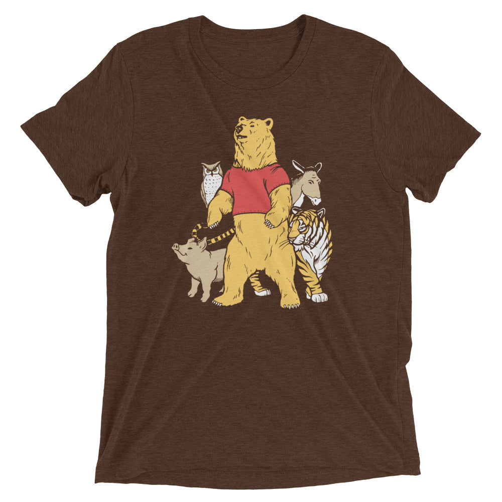 Bear And Friends Men's Tri-Blend Tee