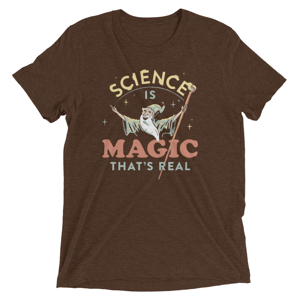 Science Is Magic That's Real Men's Tri-Blend Tee