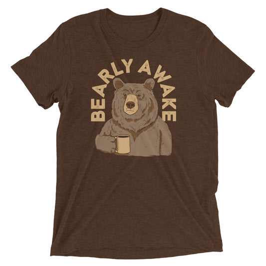 Bearly Awake Men's Tri-Blend Tee