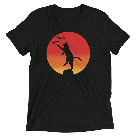 The Karate Cat Men's Tri-Blend Tee