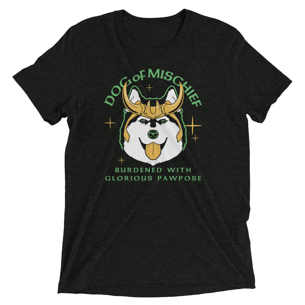 Dog Of Mischief Men's Tri-Blend Tee