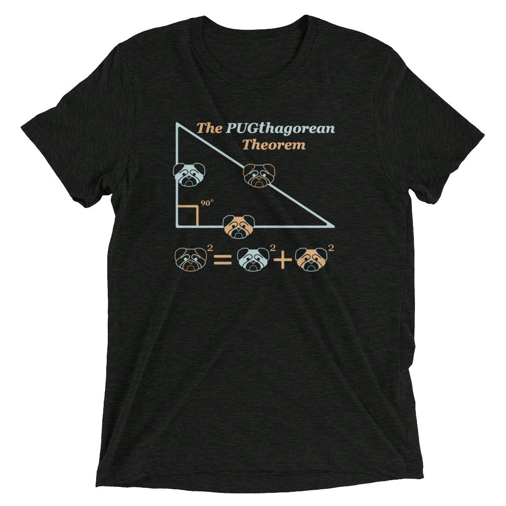 Pugthagorean Theorem Men's Tri-Blend Tee