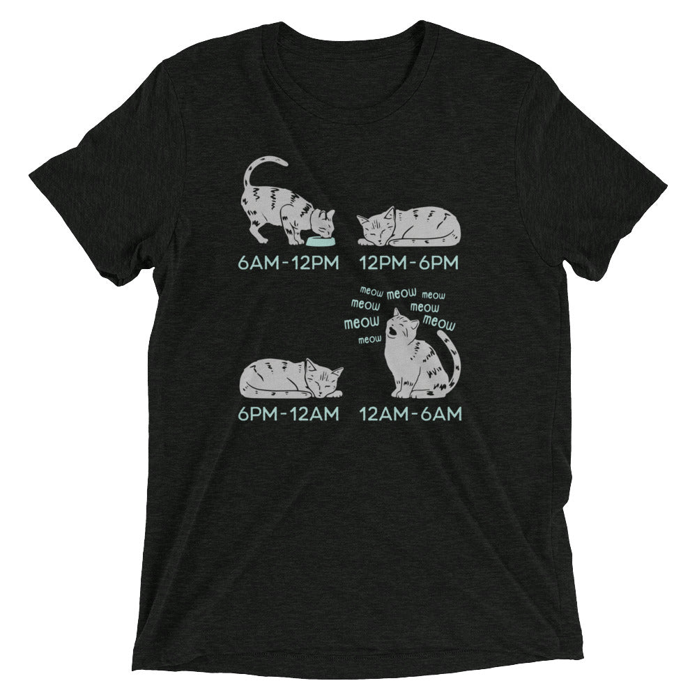 Cat Day Schedule Men's Tri-Blend Tee