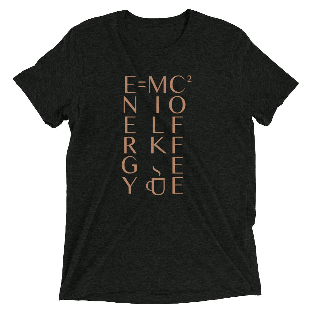 Energy Equals Milk Times Coffee Squared Men's Tri-Blend Tee