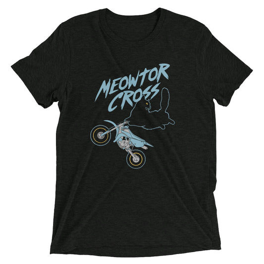 Meowtor Cross Men's Tri-Blend Tee