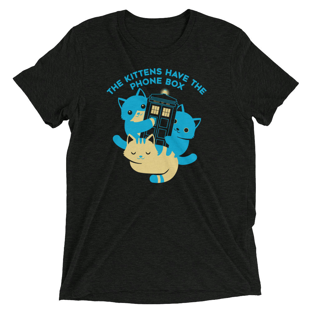 The Kittens Have The Phone Box Men's Tri-Blend Tee