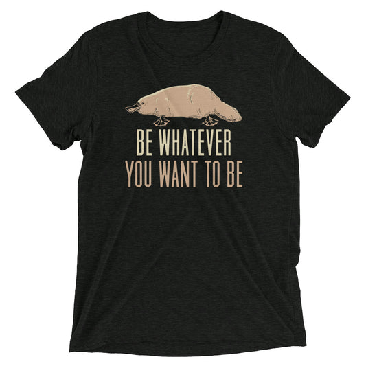 Be Whatever You Want To Be Men's Tri-Blend Tee