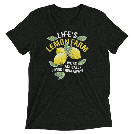 Life's Lemon Farm Men's Tri-Blend Tee