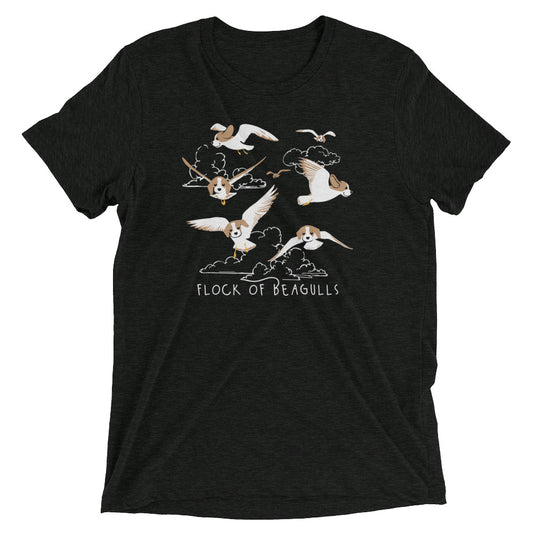 Flock Of Beagulls Men's Tri-Blend Tee