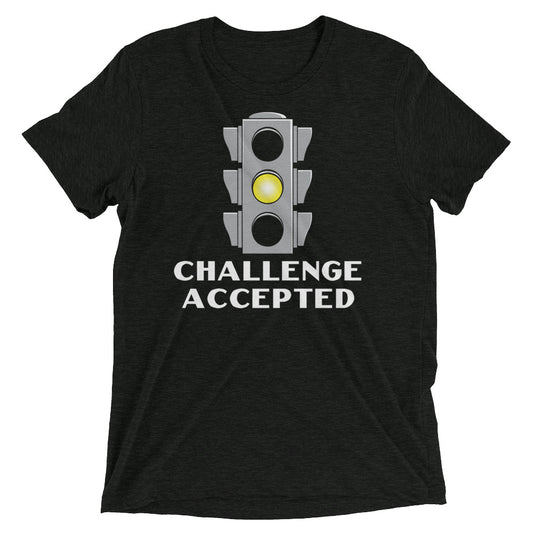 Challenge Accepted Stoplight Men's Tri-Blend Tee