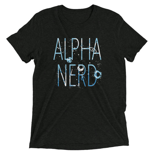 Alpha Nerd Men's Tri-Blend Tee