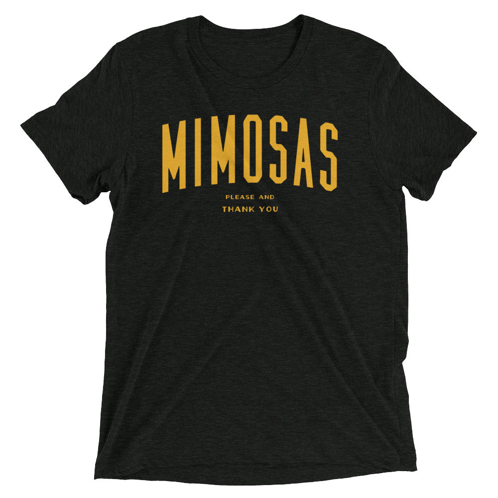 Mimosas Please And Thank You Men's Tri-Blend Tee