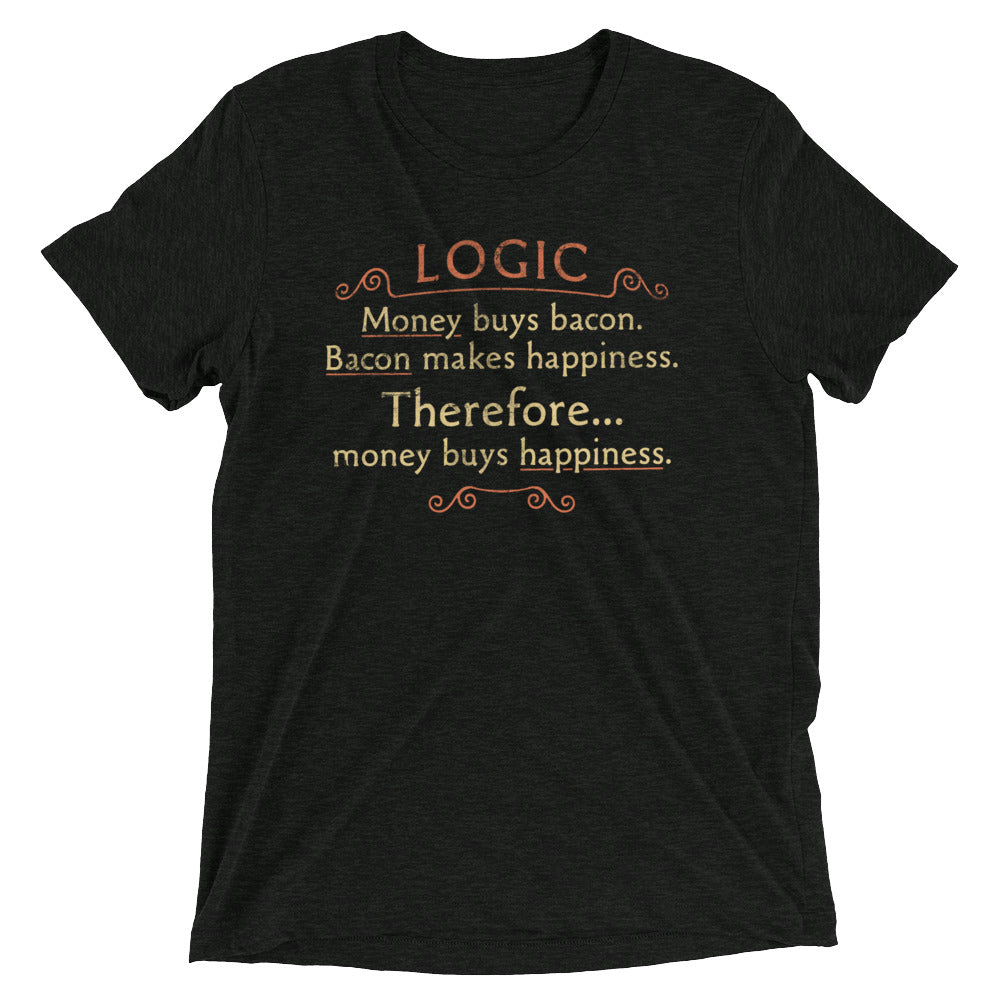 Money Buys Happiness Men's Tri-Blend Tee