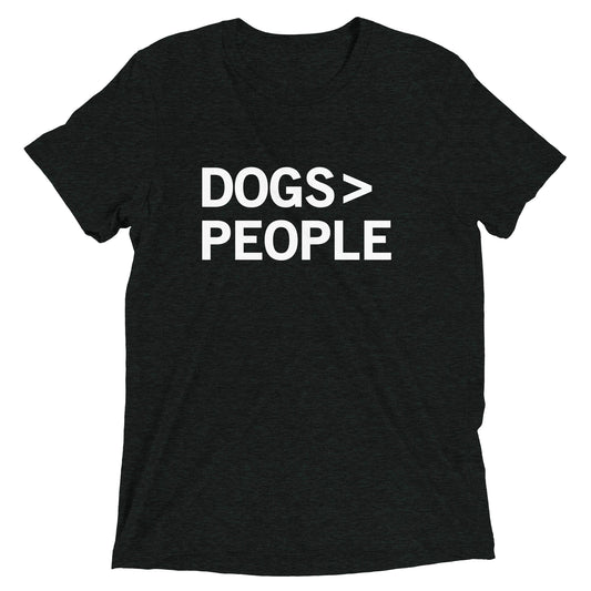 Dogs>People Men's Tri-Blend Tee