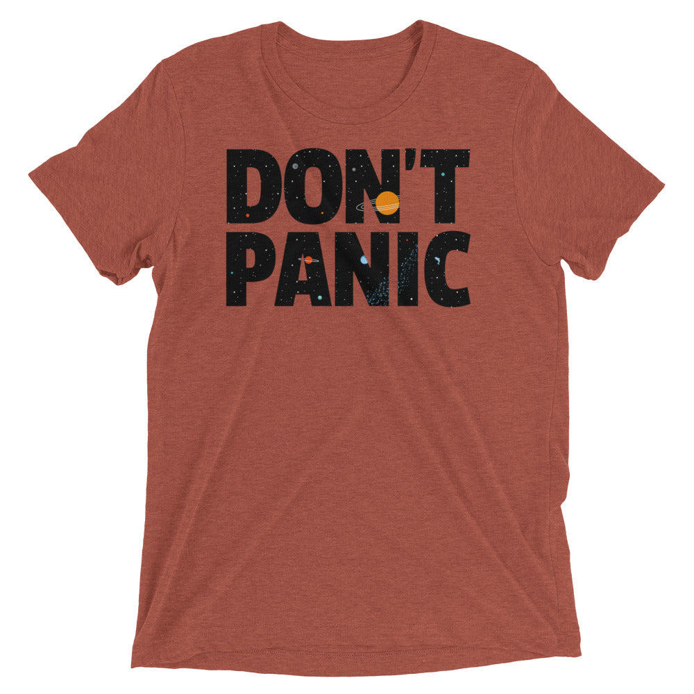 Don't Panic Men's Tri-Blend Tee