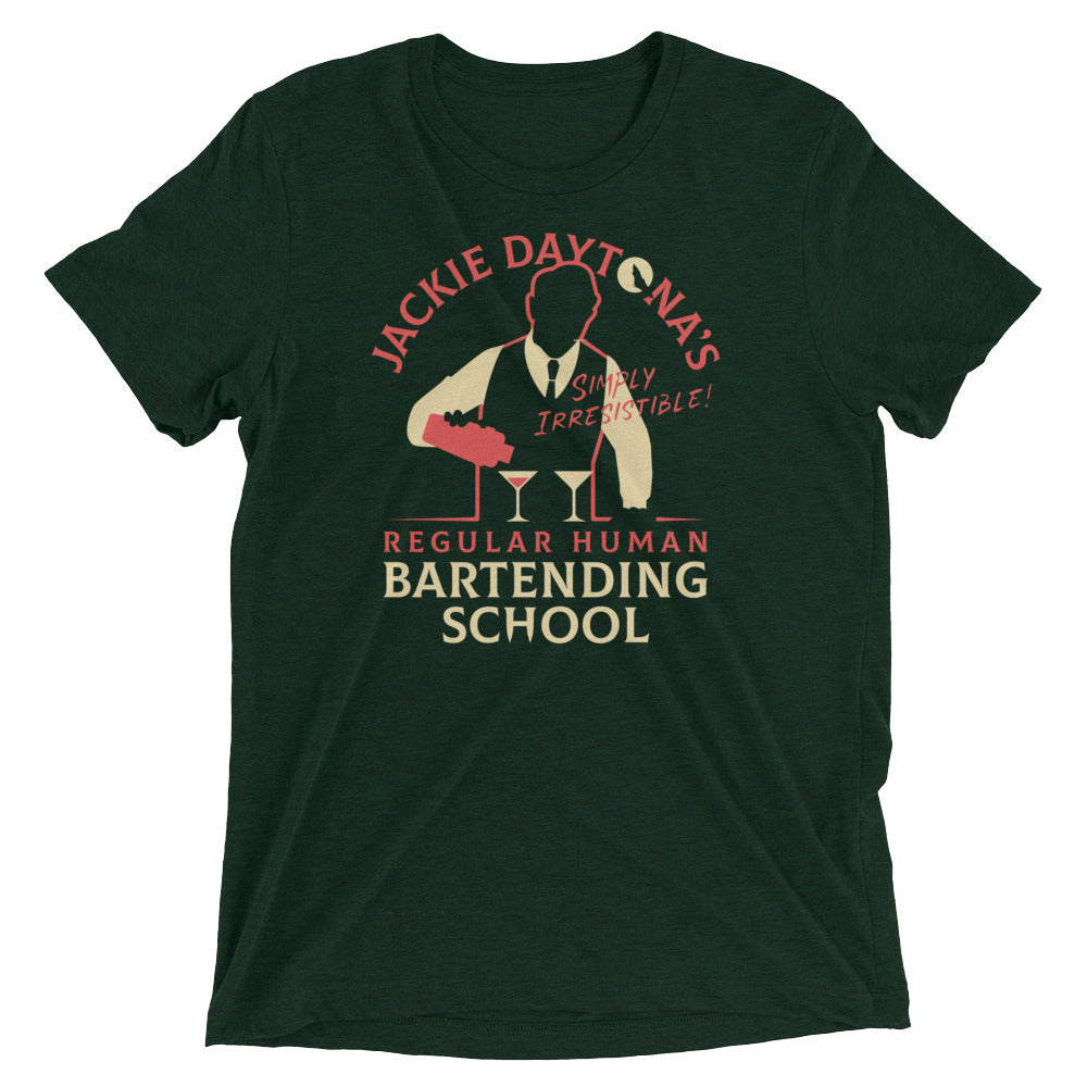 Regular Human Bartending School Men's Tri-Blend Tee