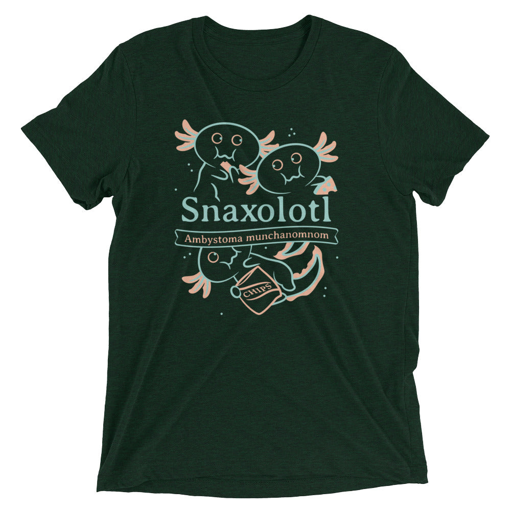 Snaxolotl Men's Tri-Blend Tee