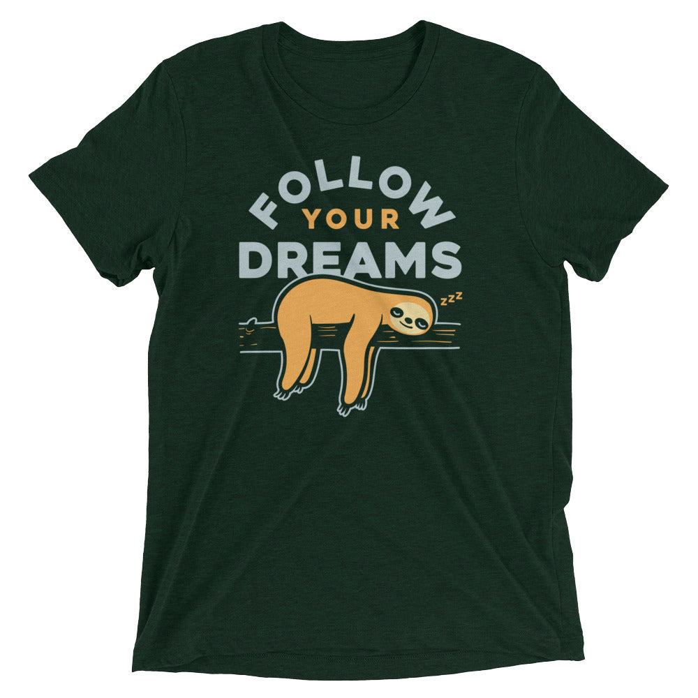 Follow Your Dreams Men's Tri-Blend Tee