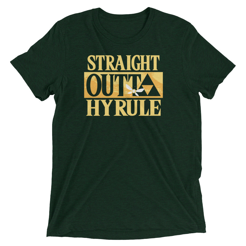 Straight Outta Hyrule Men's Tri-Blend Tee