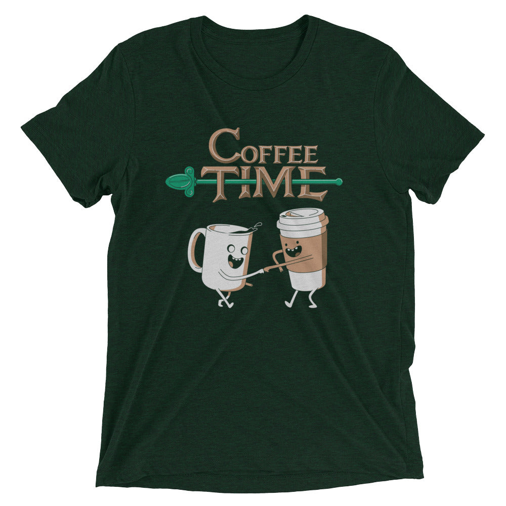 Coffee Time Men's Tri-Blend Tee