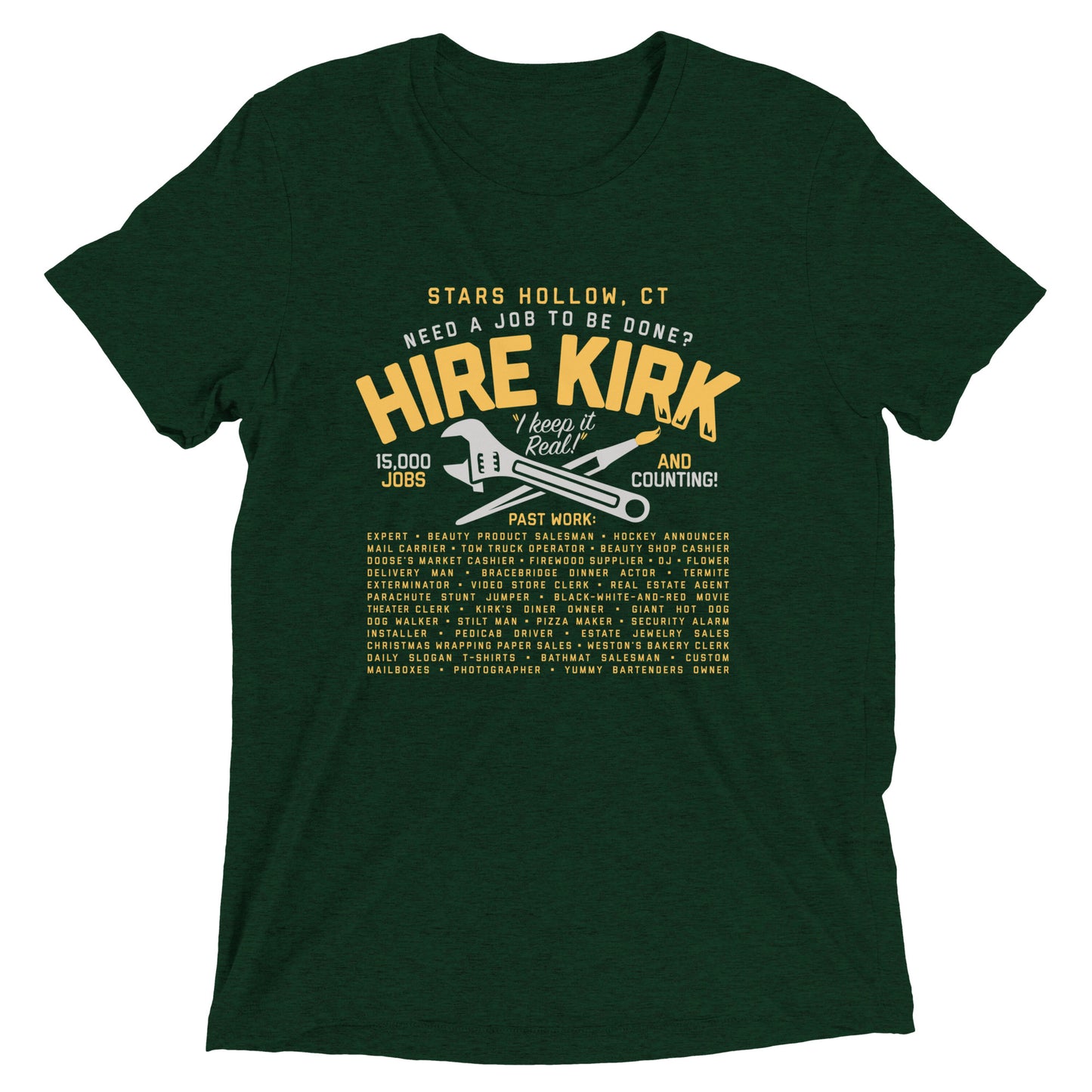 Hire Kirk Men's Tri-Blend Tee