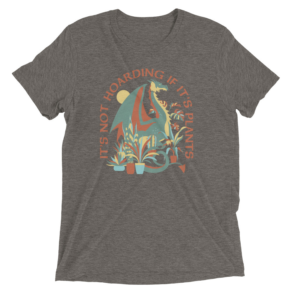 It's Not Hoarding If It's Plants Men's Tri-Blend Tee