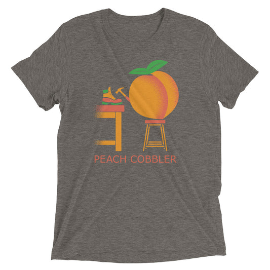 Peach Cobbler Men's Tri-Blend Tee