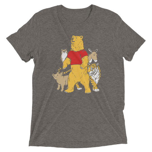 Bear And Friends Men's Tri-Blend Tee